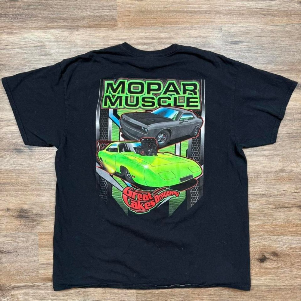 Vintage‎ mopar muscle great lakes dragway graphic racing tee